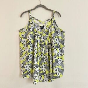 Torrid Womens Floral Cami Tank Top Size 2X Flowy Festival Adjustable Strap Bloom
